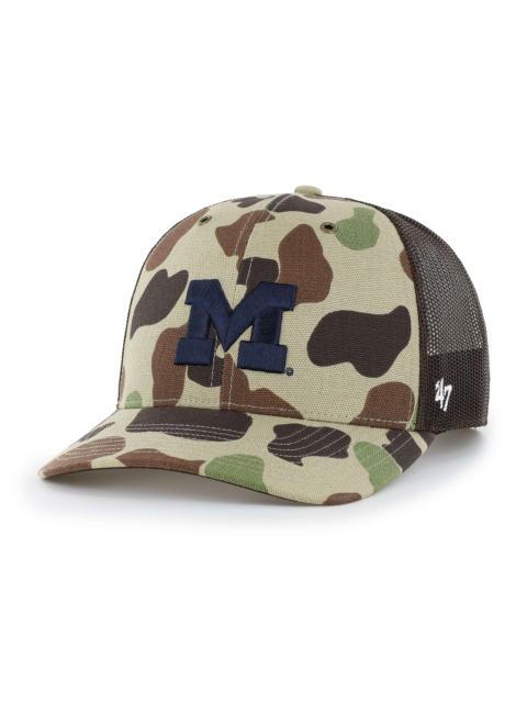 Carhartt Michigan Wolverines '47 Camo Trucker