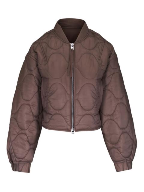 AGOLDE Iona quilted bomber jacket