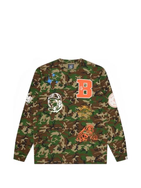 BILLIONAIRE BOYS CLUB camouflage-print long-sleeve T-shirt