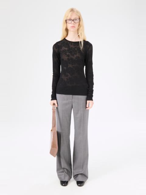 Our Legacy Super Slim Longsleeve Black Romantic Thermal Paisley