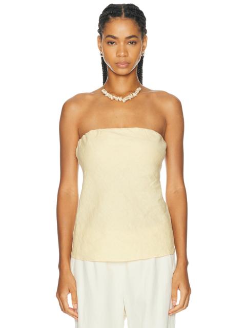 DONNI. The Linen Tube Top