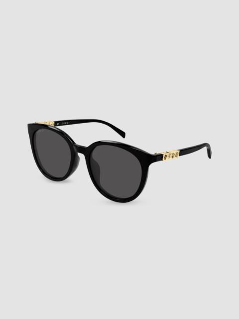 GUCCI Women's Signoria 55MM Round Sunglasses - Black