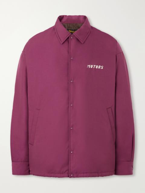 visvim Embroidered Wool and Silk-Blend-Twill Jacket