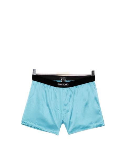 TOM FORD LOGO-PATCH BOXER SHORTS