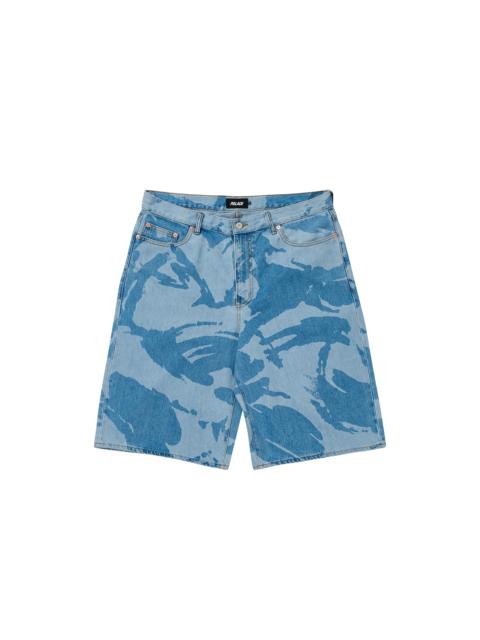 PALACE BAGGY JEAN SHORT LIGHT STONEWASH DPM