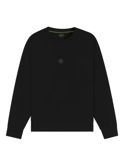 HUGO logo-patch sweatshirt