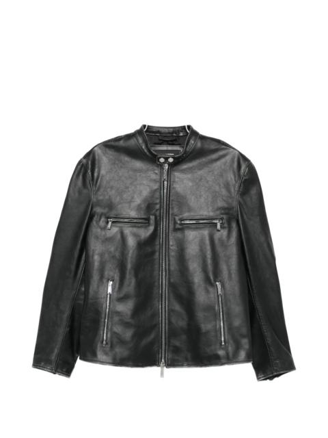 DSQUARED2 Dsquared2 Bad Boy Zip-up Leather Jacket