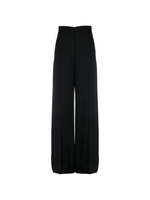 high-waisted wide-leg trousers