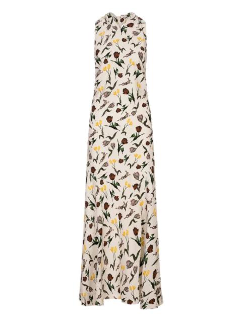 Marni floral tie dress