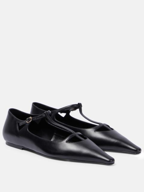 Cyd leather ballet flats
