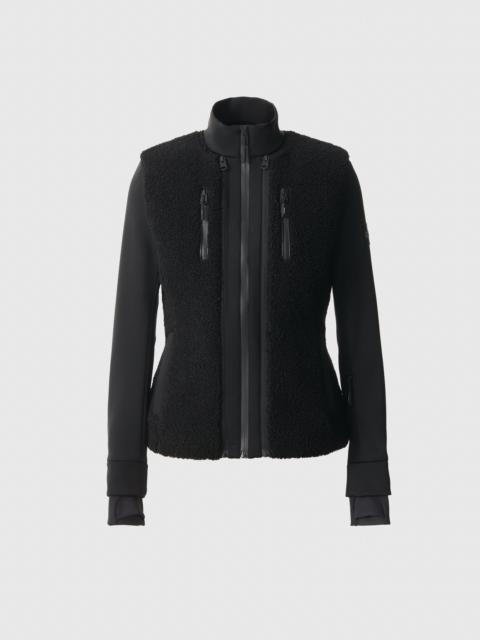 MACKAGE DEWI 3-in-1 Stretch Bonded Fleece and Teddy Ski Jacket