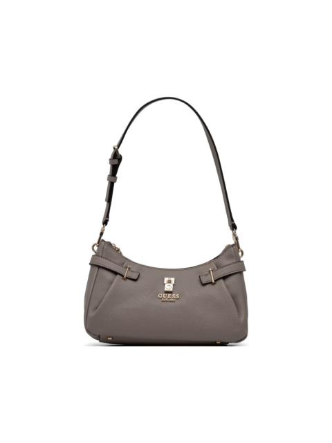 GUESS USA logo-plaque pebbled tote bag