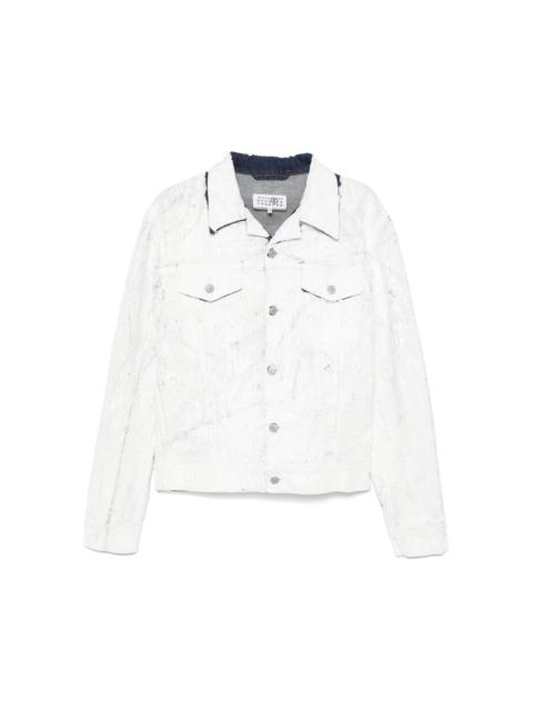 MM6 Maison Margiela coated denim jacket