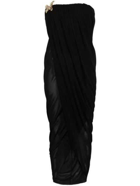 Blumarine butterfly-appliquÃ© maxi dress