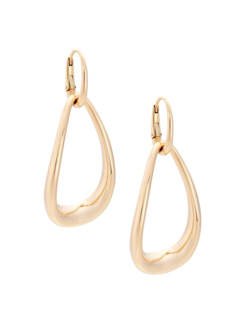 Pomellato Women's Fantina 18K Rose Gold Ellipse Double-Drop Earrings - Rose Gold