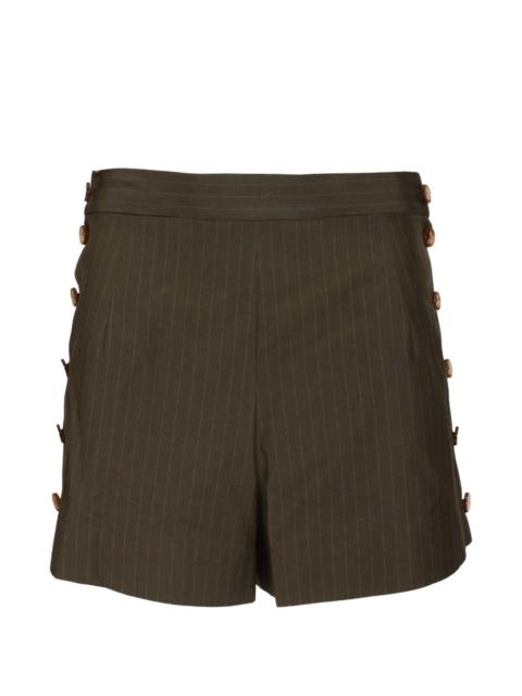 Vivienne Westwood Elle button pinstripe shorts