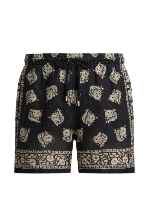 Ralph Lauren drawstring floral-pattern swim trunk