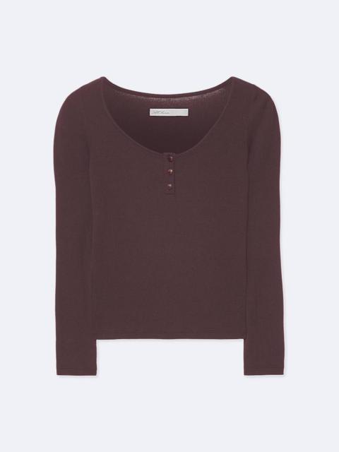 ALLSAINTS JULES SLIM-FIT COTTON HENLEY TOP