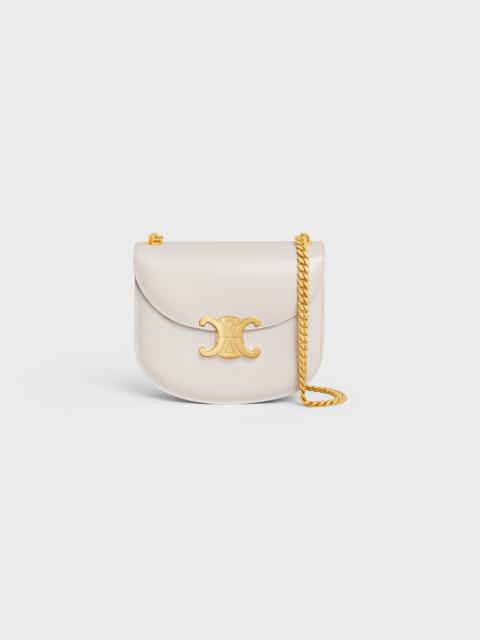 CELINE Teen Chain Besace Triomphe in shiny calfskin