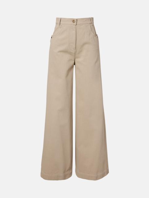 Max Mara High-rise wide-leg jeans
