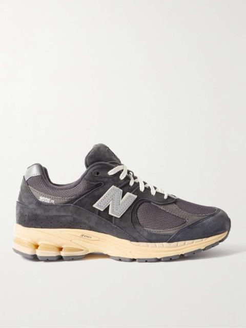 2002R Leather-Trimmed Suede and Mesh Sneakers