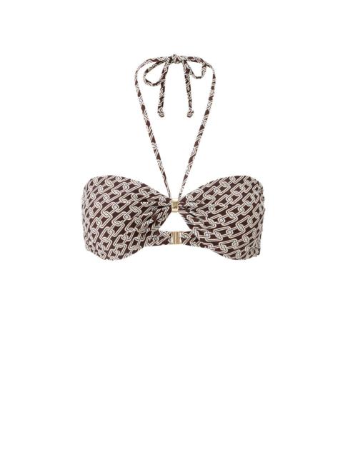 MELISSA ODABASH LIGURIA CHAIN BIKINI TOP