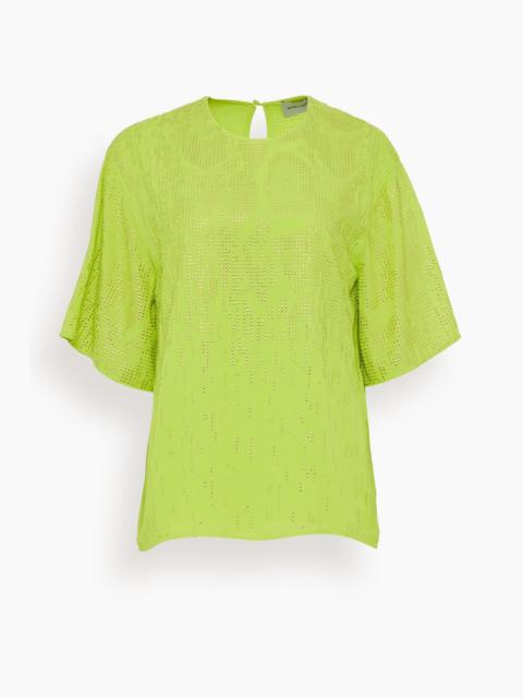 RACHEL COMEY Blandon Shirt in Lime
