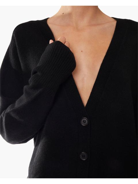 TKEES Cashmere V Neck Cardigan