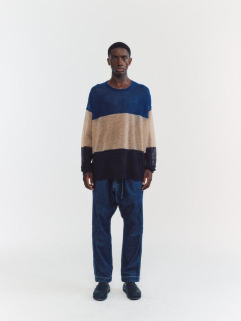CASEY/CASEY JUMPER - MOHAIR VOILE - STRIPES