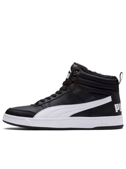 PUMA (WMNS) PUMA Rebound Street V2 Fur 'Black White' 363717-05