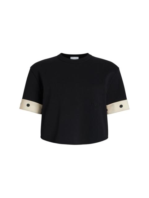 organic-cotton cropped T-shirt