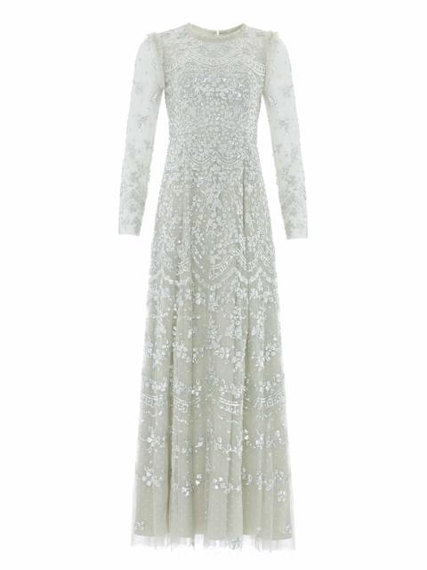 Needle & Thread Freya Long Sleeve Gown