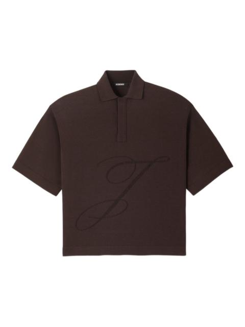 JACQUEMUS logo-detailing polo shirt
