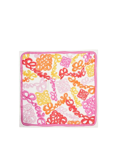 Loewe LOEWE Anagram scarf in silk
