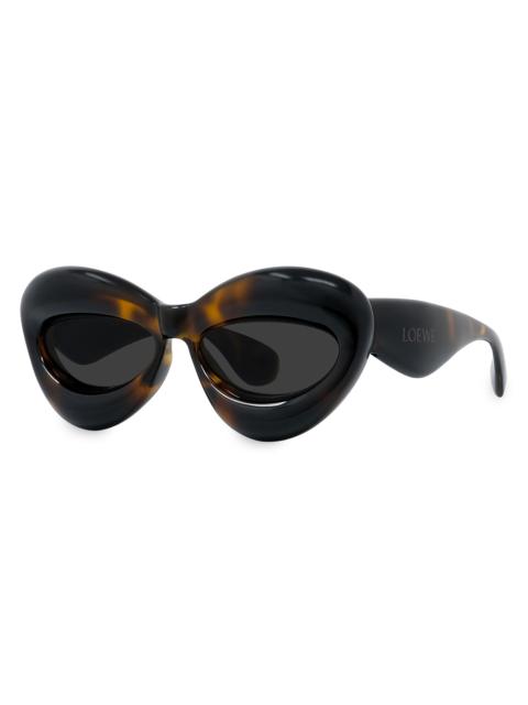 Loewe Tortoiseshell 팽창 된 선글라스