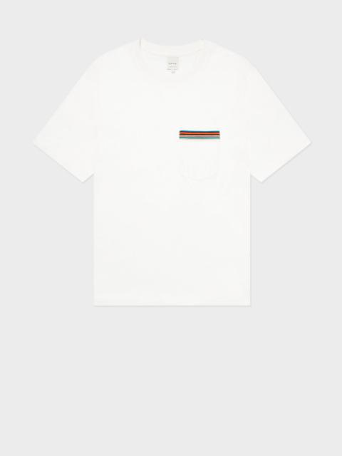 Paul Smith 'Signature Stripe' Pocket T-Shirt | REVERSIBLE