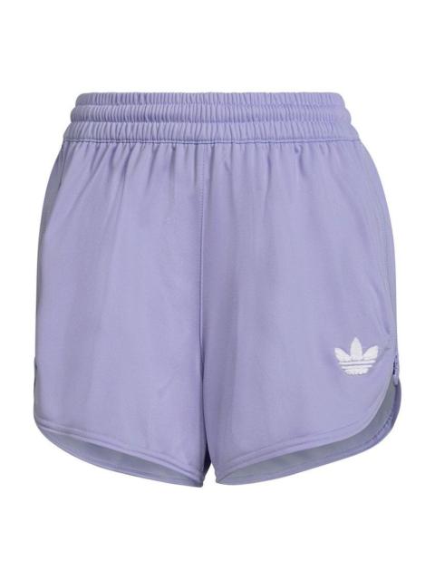 adidas (WMNS) adidas originals Shorts Embroidery Shorts Purple H15806