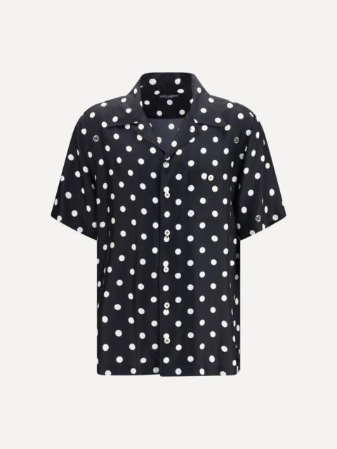 Dolce & Gabbana Polka dot silk twill Shirt