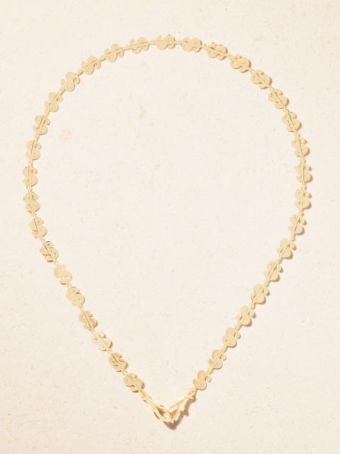 MARIE LICHTENBERG Buck Small 18-karat Gold Diamond Necklace