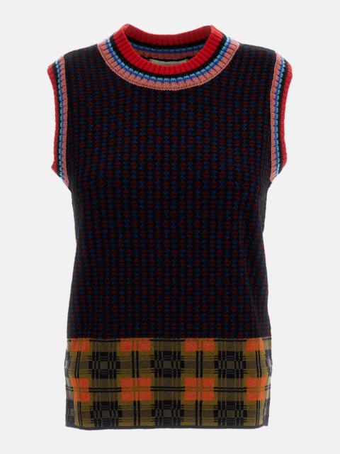 Dries Van Noten TOP IN JACQUARD KNIT