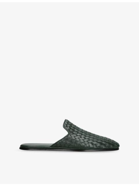Bottega Veneta Intrecciato Leather Slippers
