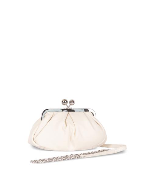WEEKEND Max Mara Small Pasticcino ruched chain clutch bag