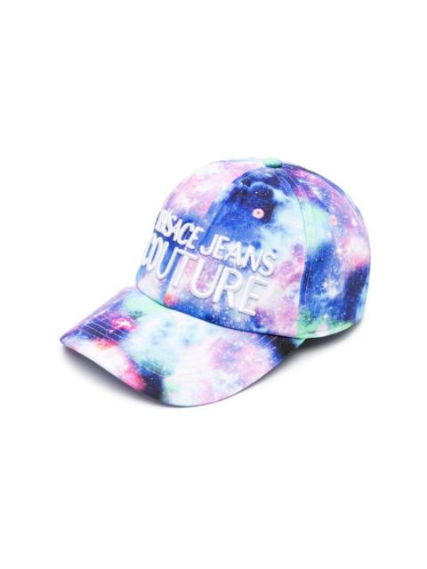 abstract-print baseball cap