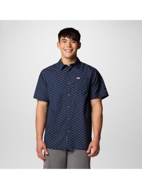 Columbia Men's PFG Super Slack Tide Short Sleeve Shirt - New England Patriots