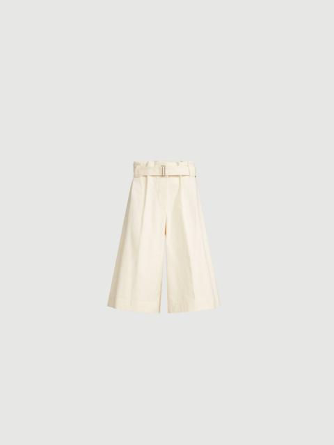 Brunello Cucinelli Cotton gabardine paperbag-waist Bermuda shorts