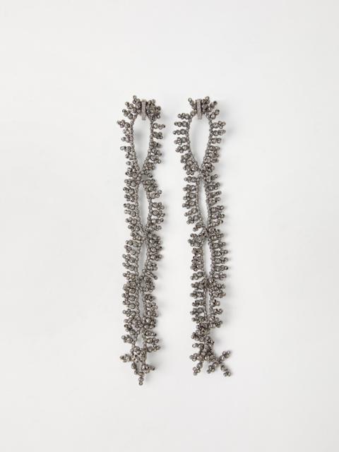 Brunello Cucinelli Sterling Silver knotted earrings