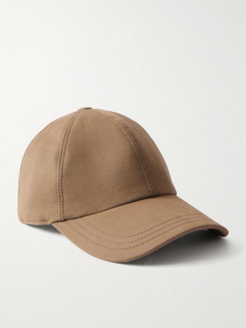 The Row Caspian Cotton And Cashmere-blend Baseball Cap