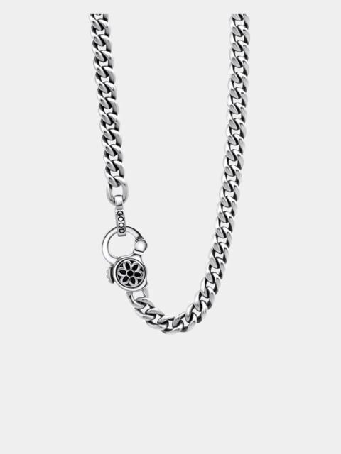 GOOD ART HLYWD GOOD ART HLYWD CURB CHAIN NECKLACE LINK SIZE AA AT 21&QUOT; - STERLING SILVER