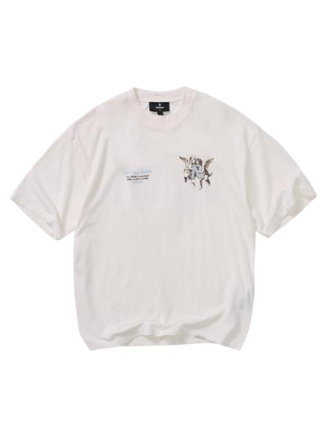 REPRESENT Men's Legacy Cherubs Graphic Oversized T-Shirt - Flat White
