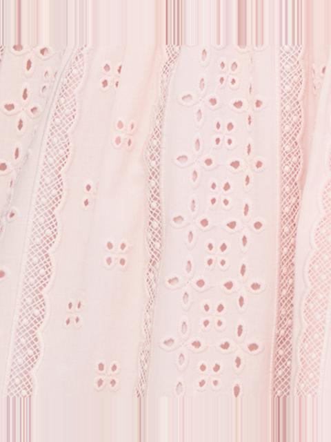 Hill House Home The Belle Bow - Pink Broderie Voile